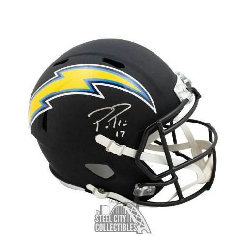 Philip Rivers Los Angeles Chargers Autographed Signed Riddell Speed Full Size Replica Helmet Beckett Certified Authentic 