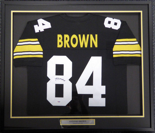 antonio brown signed framed jersey antonio brown signed framed jersey