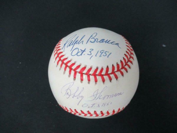 Autographed Baseballs Bobby Thomson Signed Baseball Autograph Auto PSA//DNA AE11695