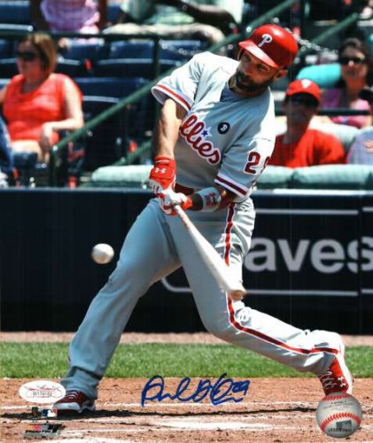 Raul Ibanez Autographed Signed 09 Nlc 16X20 Philadelphia Phillies Photo  JSA - Autographs