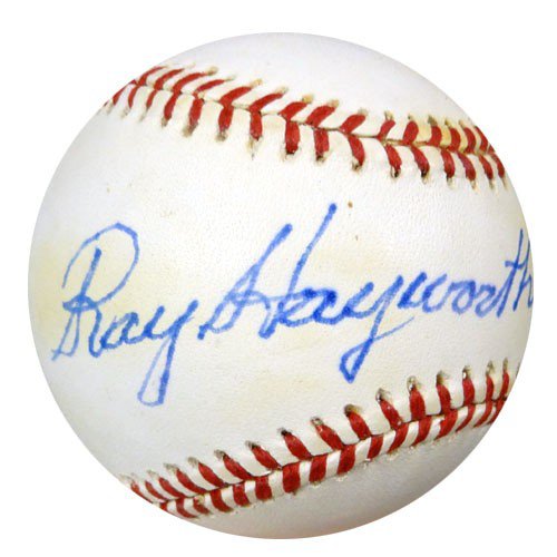 Ray Hayworth Autographed Signed Official Nl Baseball Detroit Tigers PSA/DNA