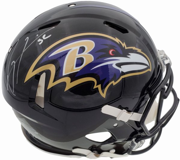 Ray Lewis Autographed Signed Baltimore Ravens Full Size Speed Authentic Helmet Beckett Beckett