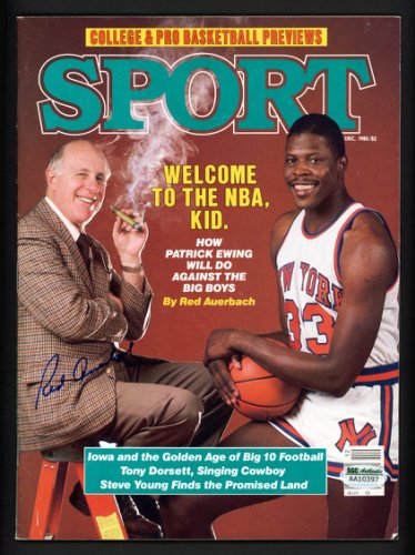 Red Auerbach Autographed Signed Sport Magazine Boston Celtics No Label Sgc #Aa10397