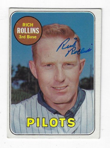 Rich Rollins Autographed Signed 8X10 Seattle Pilots Photo - Autographs