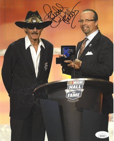 Richard Petty Autographed Signed NASCAR Hall of Fame Induction 8X10 Photo- JSA Hologram #DD39305