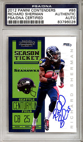 richard sherman jersey card