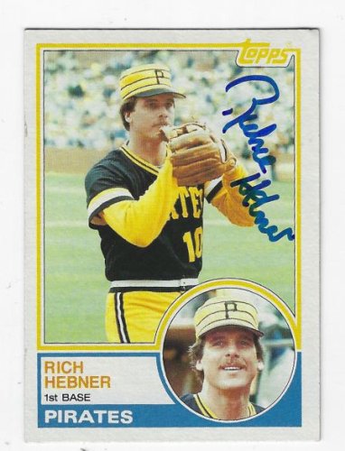 Richie Hebner Signed Pittsburgh Pirates Jersey 2xInscribed (JSA