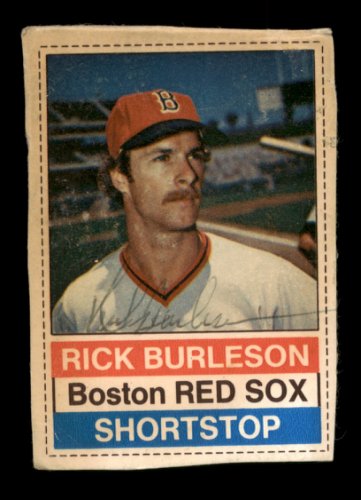 Rick Burleson Autographed 1975 SSPC Rookie Card #410 Boston Red