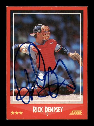 Rick Dempsey Baltimore Orioles Autograph 1977 Topps #189