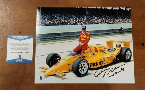 Rick Mears Signed Indy 500 Indianapolis 8 X 10 Photo Autographed 1979 