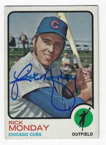 WHEN TOPPS HAD (BASE)BALLS!: 1975 IN-ACTION: RICK MONDAY