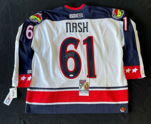 rick nash signed jersey