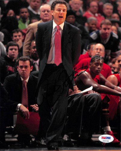 Rick Pitino Autographed Memorabilia Signed Photo Jersey