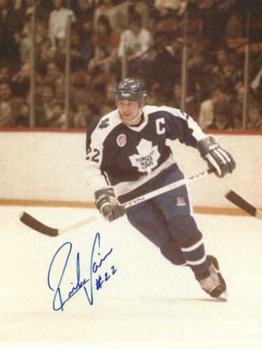 Rick Vaive Toronto Maple Leafs Autographed Signed Fanatics Hockey