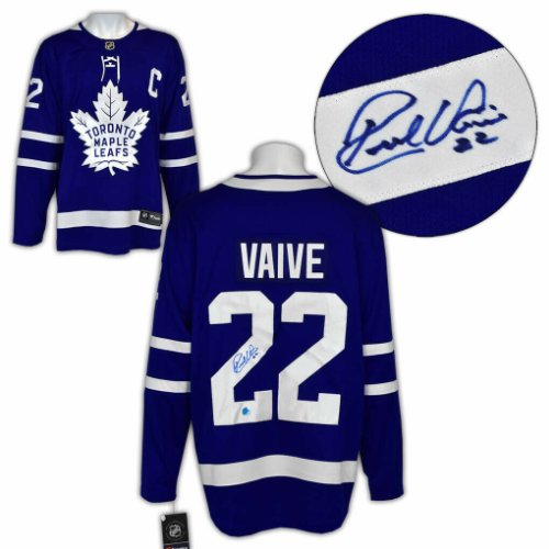 Rick Vaive Toronto Maple Leafs Autographed First Franchise 50 Goal 8x10 Photo