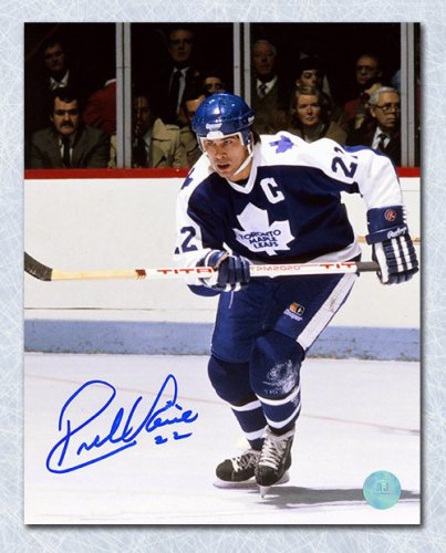 Rick Vaive Toronto Maple Leafs Autographed First Franchise 50 Goal 8x10 Photo