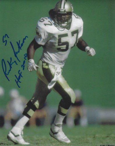 NEW ORLEANS SAINTS RICKEY JACKSON #57 SIGNED 8X10 PHOTO HOF 2010