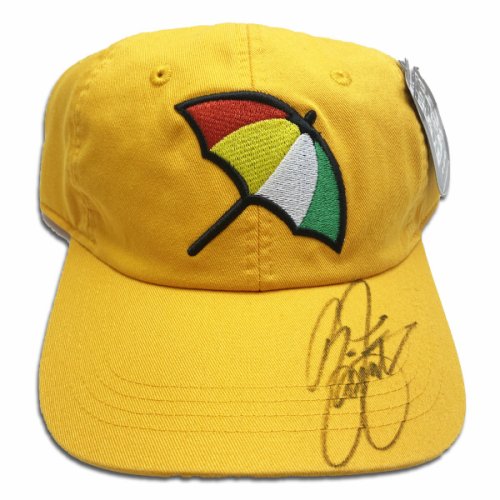Rickie Fowler Autographed Signed Yellow Hat with Bay Hill Logo - JSA Authentic