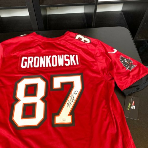rob gronkowski signed jersey