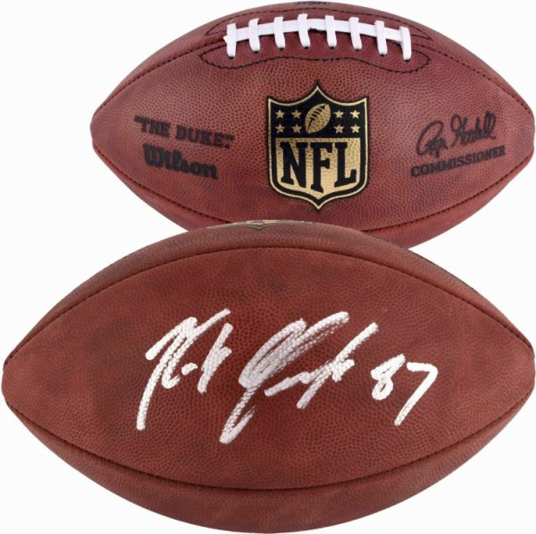 gronkowski signed football