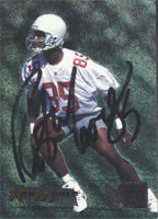 Rob Moore Arizona Cardinals 1995 Fleer Metal Autographed Signed Card.  This item comes with a certificate of authenticity from Autograph-Sports.