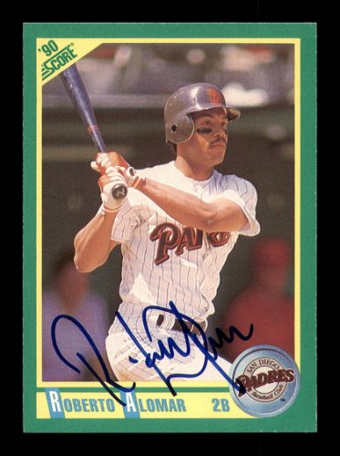 Roberto Alomar Autographed Cleveland Indians Custom Baseball Jersey - JSA  COA