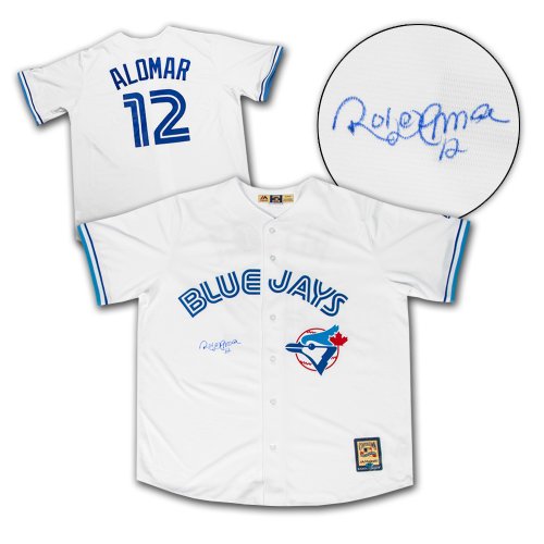 Roberto Alomar Toronto Blue Jays Autographed Signed Vintage Cooperstown Jersey