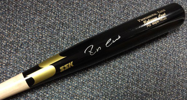 Robinson Cano Autographed Signed Black Ssk Pro Maple Game Model