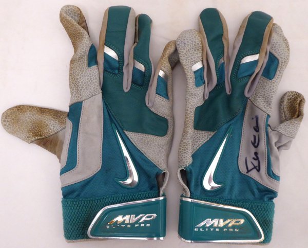 Robinson Cano Autographed Signed Seattle Mariners Game Used Nike Batting Gloves With Certificate #138704