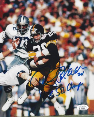 Pittsburgh Steelers Rocky Bleier Signed Inscribed Salute Mini