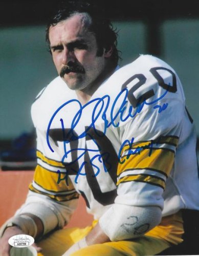 Rocky Bleier Autographed Pittsburgh Steelers Jersey Inscribed 4x