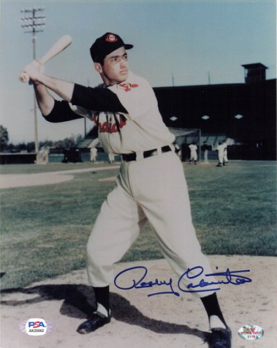 ROCKY COLAVITO 8X10 PHOTO CLEVELAND INDIANS BASEBALL PICTURE MLB WITH BAT