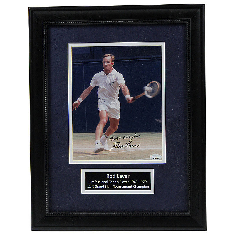 Rod Laver Signed Autographed Book Rod Laver Autobiography With Certificate Of Authenticity Tennis Legend 