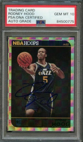 Rodney Hood Autographed Signed 2014-15 NBA Hoops #280 Auto 10 PSA Slabbed Rc Jazz