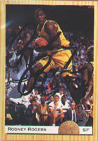 Rodney Rogers Denver Nuggets 1993 Classic Draft Pick Autographed Signed Card - Rookie Card.  This item comes with a certificate of authenticity from Autograph-Sports.