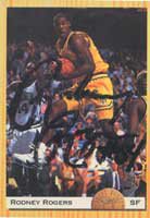 Rodney Rogers Denver Nuggets 1993 Classic Draft Picks Autographed Signed Card - Draft Pick Card.  This item comes with a certificate of authenticity from Autograph-Sports.