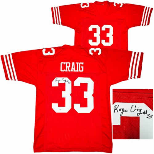 Roger Craig Signed Jersey Inscribed 1000/1000, 85 & 3X SB