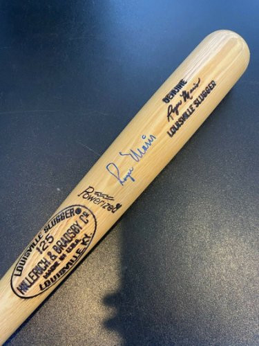 Roger Maris Autographed Signed The Finest Game Model Baseball Bat Beckett Graded Gem Mint 10