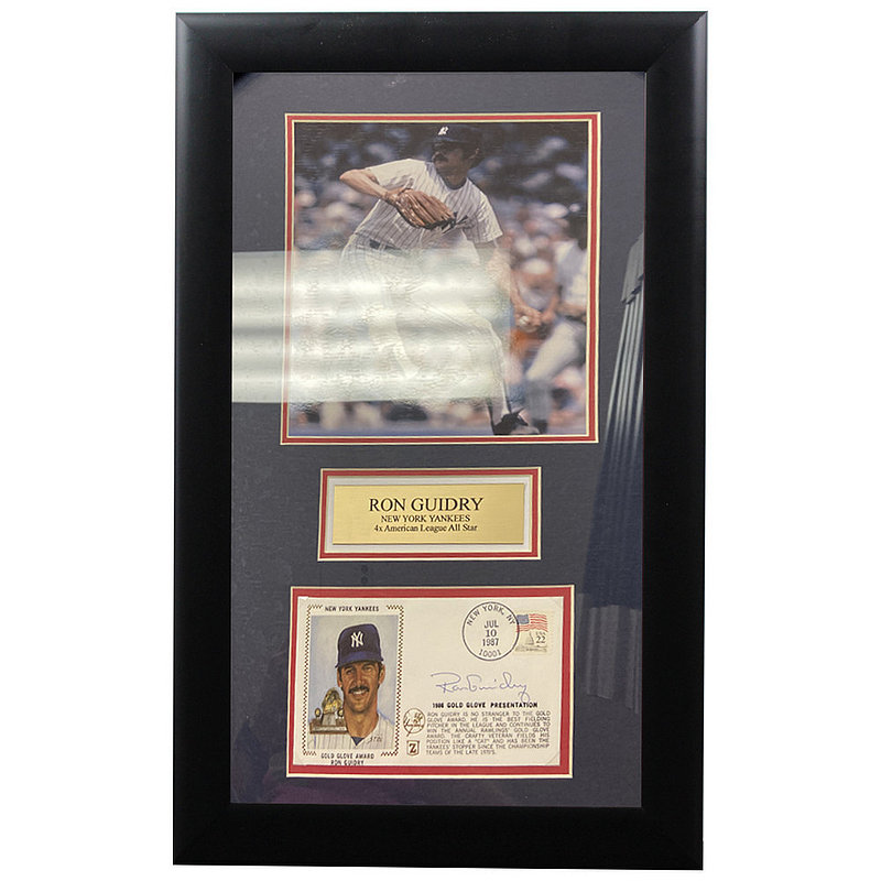 Ron Guidry Autographed Signed Framed New York Yankees Jersey 