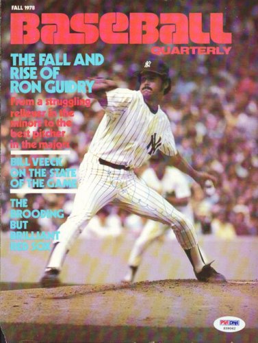 Ron Guidry Autographed Signed Magazine Cover New York Yankees PSA/DNA