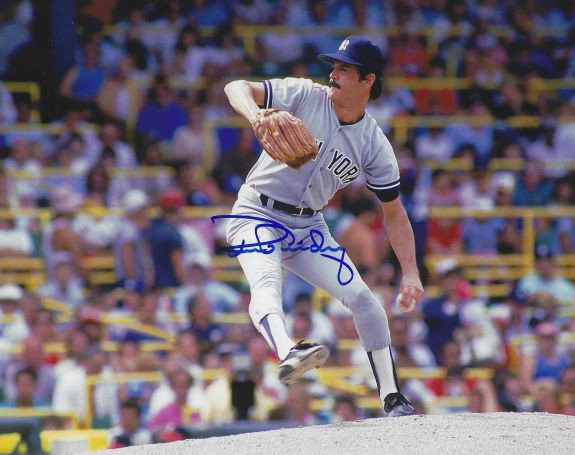 Autographed Ron Guidry New York Yankees 8X10 Photo