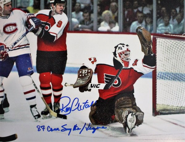 Ron Hextall Signed Philadelphia Flyers Jersey (JSA COA) Various Inscri –