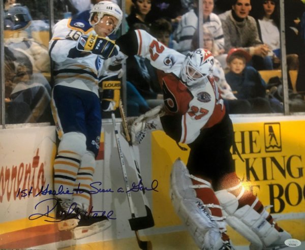 Authentic Philadelphia Flyers Jersey 48 Medium Nike Ron Hextall Autograph