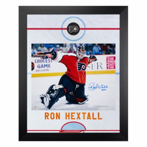 Ron Hextall Autographed Hockey Jersey Philadelphia Flyers Framed JSA
