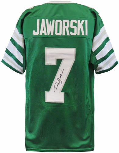 Ron Jaworski Autographed Philadelphia Eagles (Green #7) Jersey - JSA