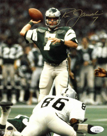 Ron Jaworski Autographed Signed Philadelphia Eagles NFL 8X10 Photo #7- JSA  (gold sig)