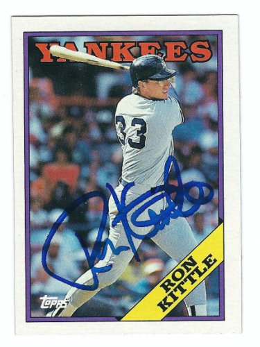 1987 TOPPS #584 Ron Kittle Signed Card PSA Slabbed Auto 10 Yankees