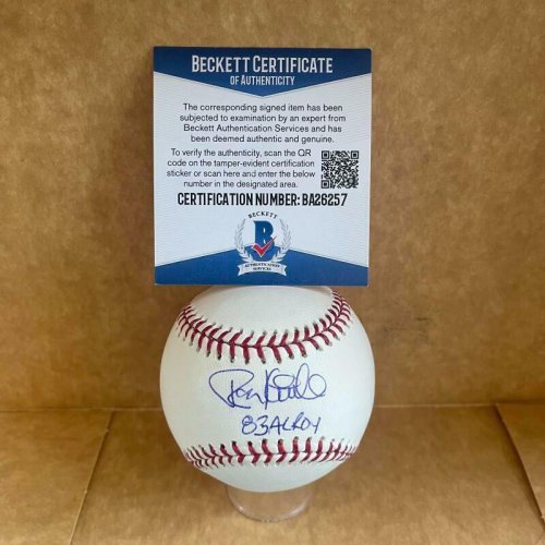 Ron Kittle Signed Baseball White Sox - COA JSA - Memorabilia Expert