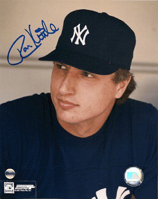 Ron Kittle signed baseball card