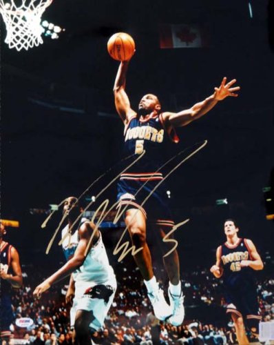Ron Mercer Autographed Signed 16X20 Photo Denver Nuggets PSA/DNA